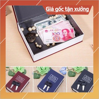 Két sắt hình quyển sách khóa bằng chìa