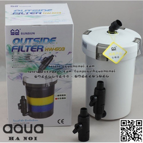 Lọc Bể Cá, Bể Thuỷ Sinh SunSun - (HW-603 + HW-603B)
