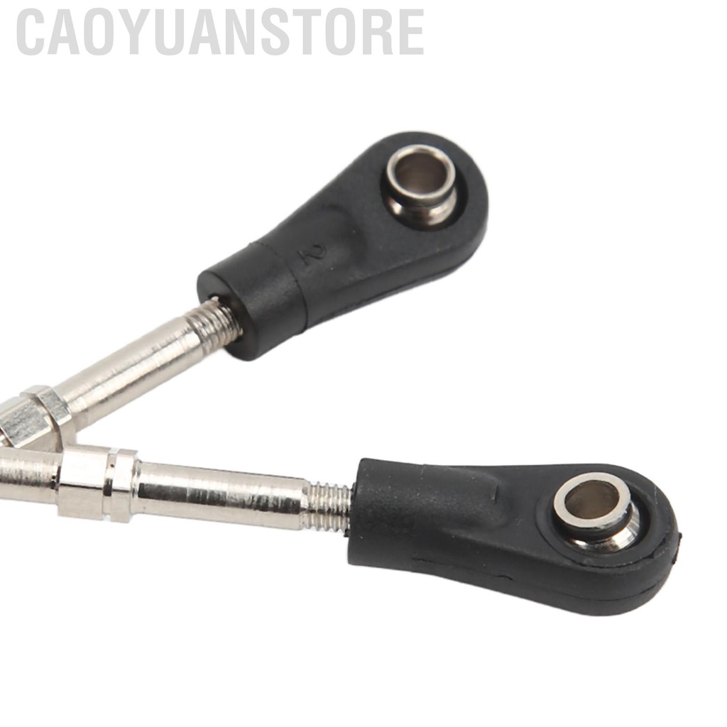 Caoyuanstore 2pcs RC Car Steering Linkage Link Rod Set For ZD 10421 1/10 Racing Vehicle