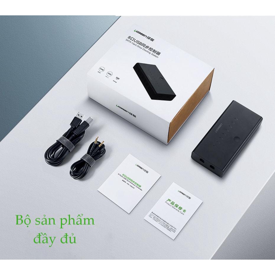 Thiết bị chia sẻ 2 USB cho 8 máy tính Ugreen 60102 Cao Cấp Chính hãng CM229