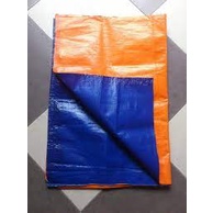 Bạt sọc, bạt xanh cam dùng che nắng, mưa khổ 4m bán theo mét tính tới