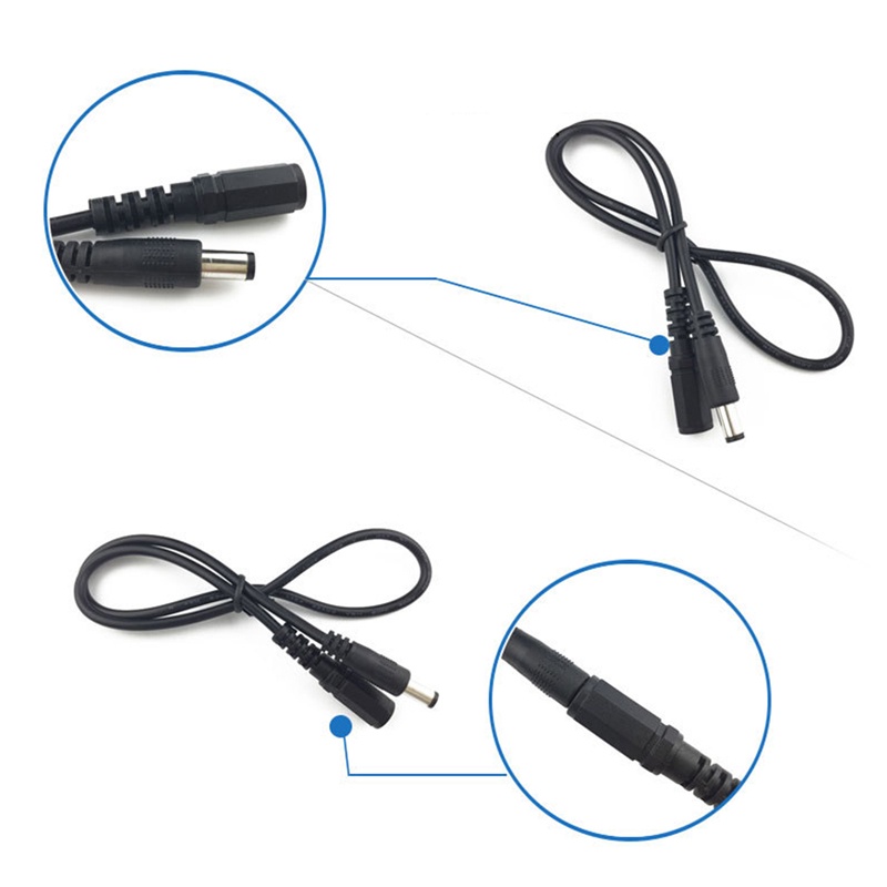 Dây Cáp Mở Rộng Kết Nối Nguồn 1M DC 5.5mm x 2.1mm