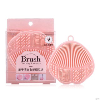 Miếng Silicone Vệ Sinh Cọ Trang Điểm