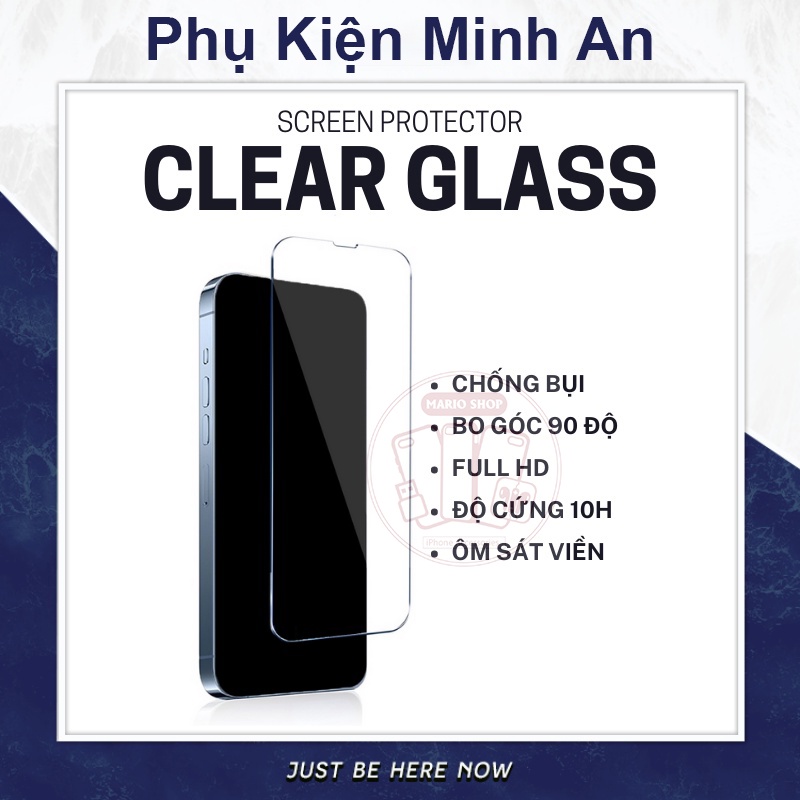 Kính Cường Lực iPhone 14 Pro 14 Pro Max Mỏng Nhẹ Trong Suốt Không Viền REMAX iP 6 7 8 X XR XS 11 12 13 Promax Plus