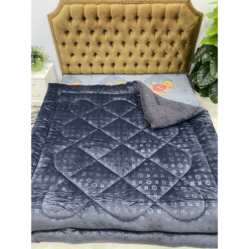 Chăn lông cừu thương hiệu, Chăn đắp đại hàn mềm mịn, ấm áp hàng dày loại 1(ảnh thật)