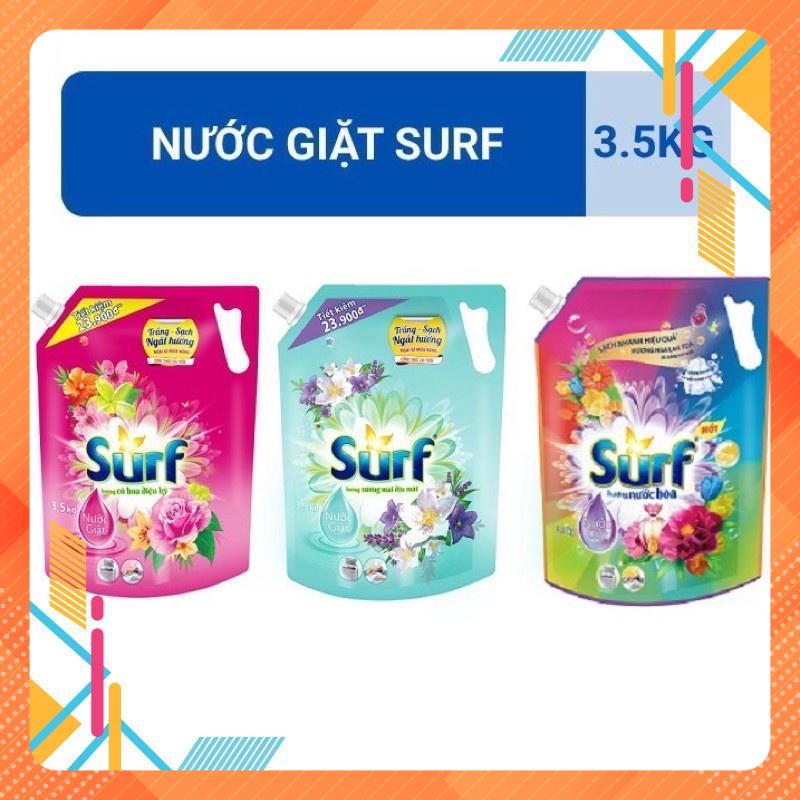 Nước giặt Surf hương cỏ hoa diệu kỳ túi 3.5 lít