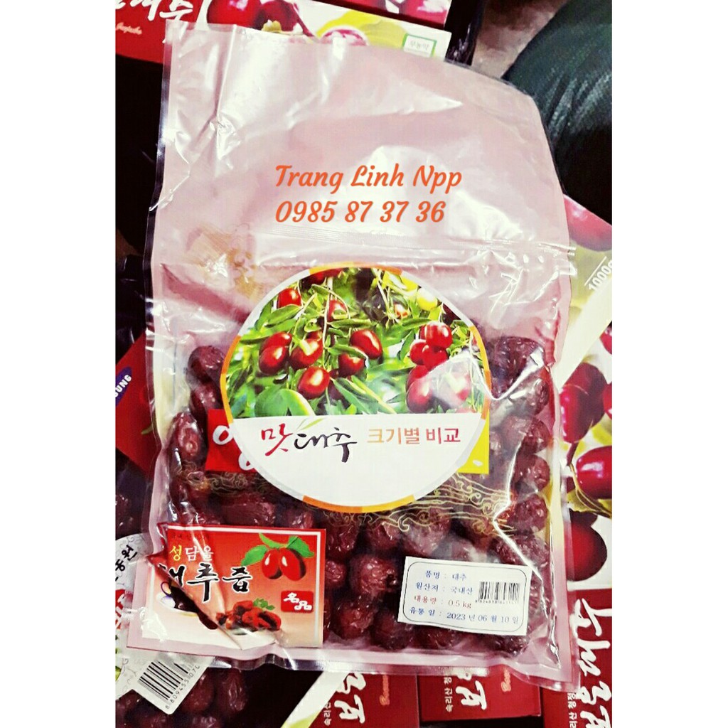 Táo đỏ sấy khô hàn quốc, Táo đỏ bổ sung vitamin, Sức khỏe, Túi 500g | BigBuy360 - bigbuy360.vn
