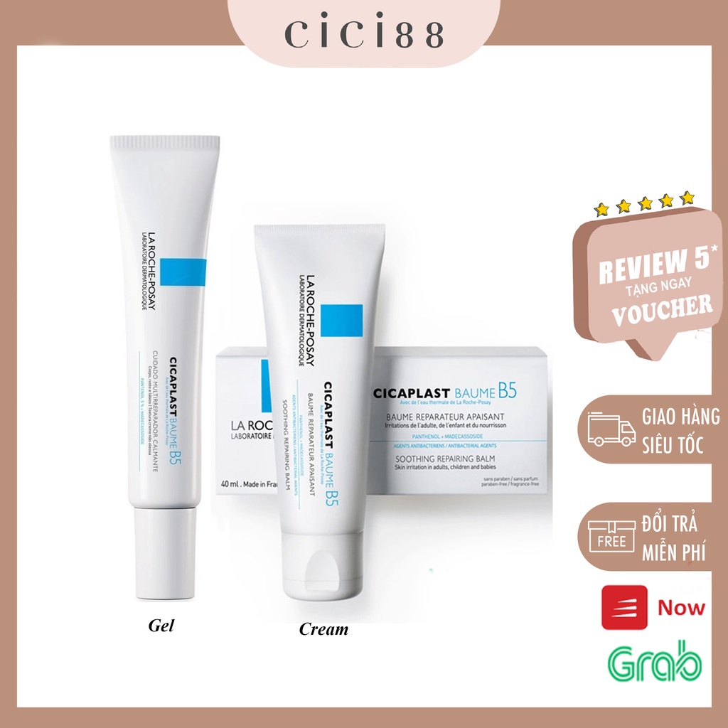 Kem Dưỡng Làm Dịu Mát, Phục Hồi Da La Roche-Posay Cicaplast B5 (40ml)