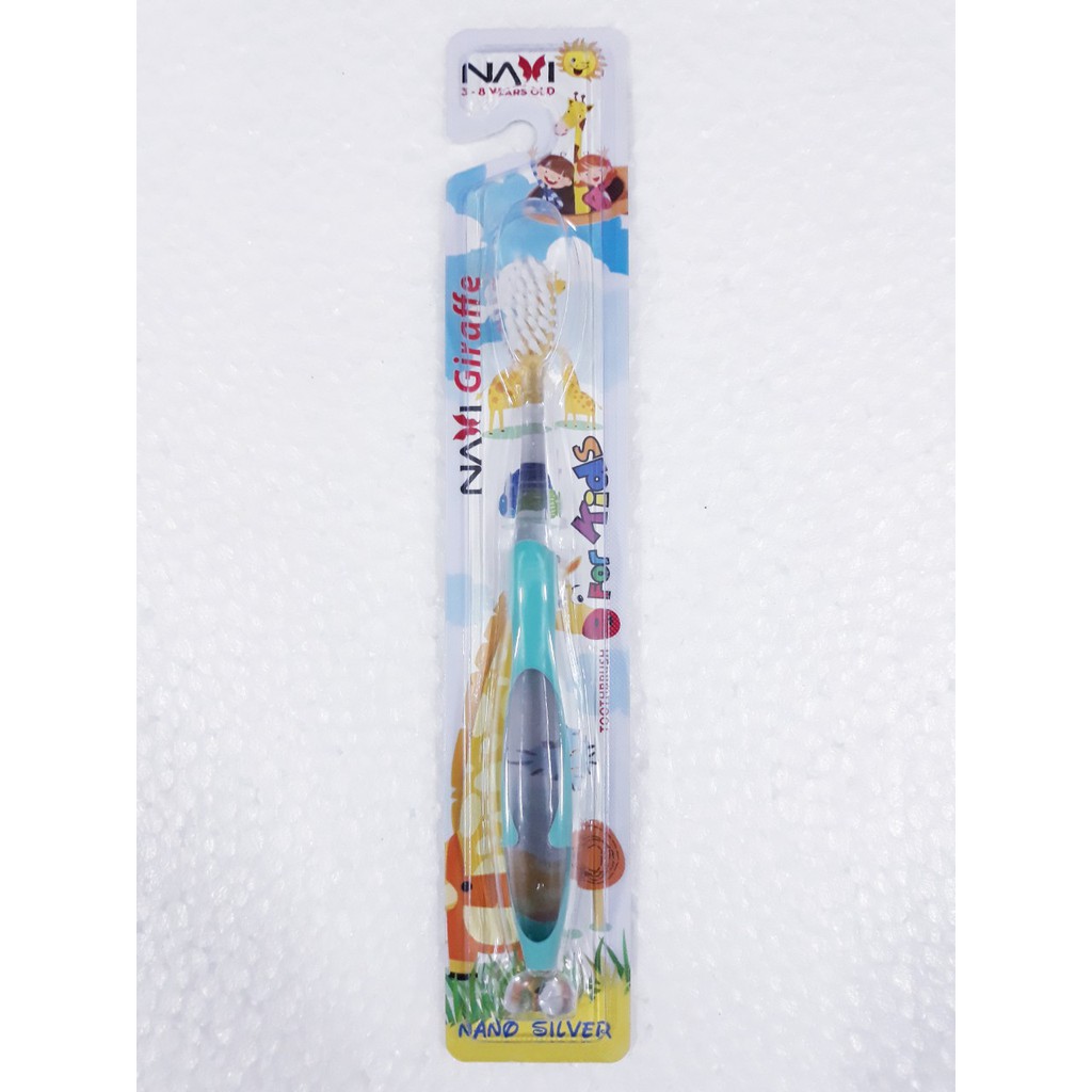 1 Cây Bàn Chải Trẻ Em Navi For Kids Giraffe (Giao màu ngẫu nhiên)