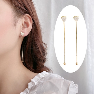 Korean style love square earrings