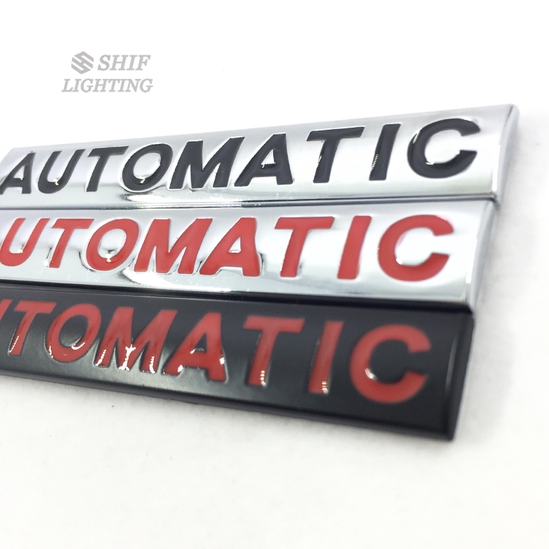 Đề can in chữ AUTOMATIC dùng để trang trí xe ô tô