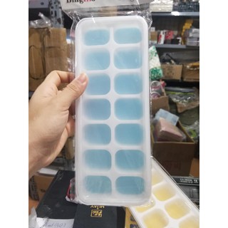 Khay Làm Đá Silicon Có Nắp Đậy