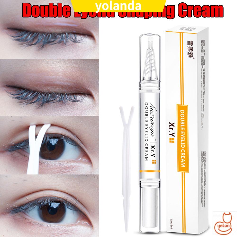 ☆YOLA☆ Professional Eyelid Lift Fashion Big Eye Double Eyelid Shaping Cream Beauty Women Eye Makeup Tools Transparent Invisible Long Lasting