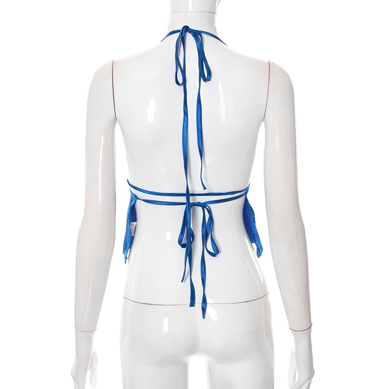 Áo Tank Top Hở Lưng Cột Dây Trẻ Trung Quyến Rũ Dành Cho Nữ