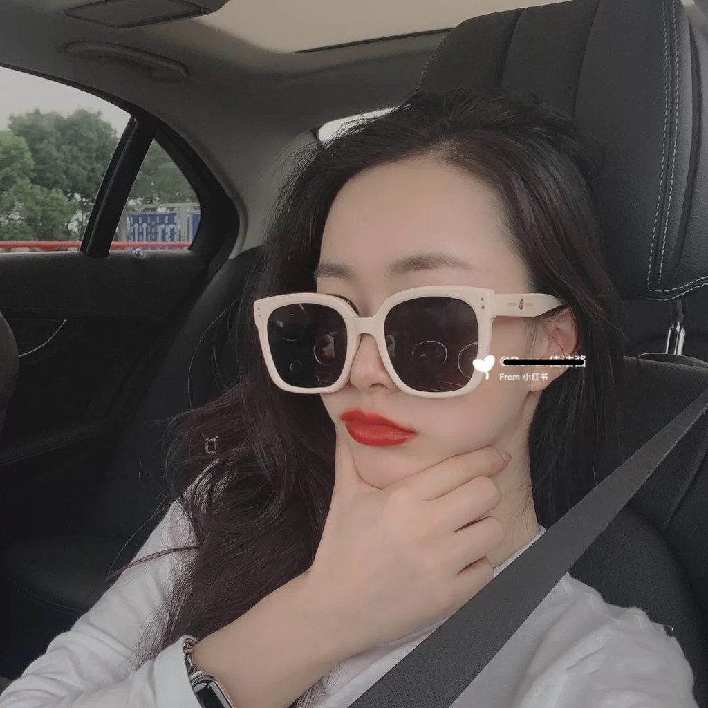 Kính Mát Gọng Vuông Phong Cách Retro Âu Mỹ Cho Nữ