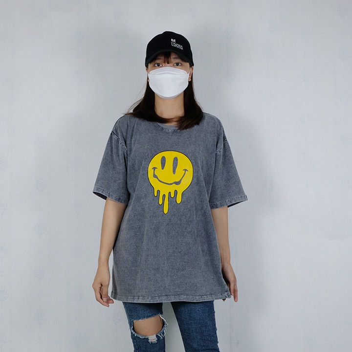 Áo thun WASH DREW X WEAR form rộng tay lỡ XW004