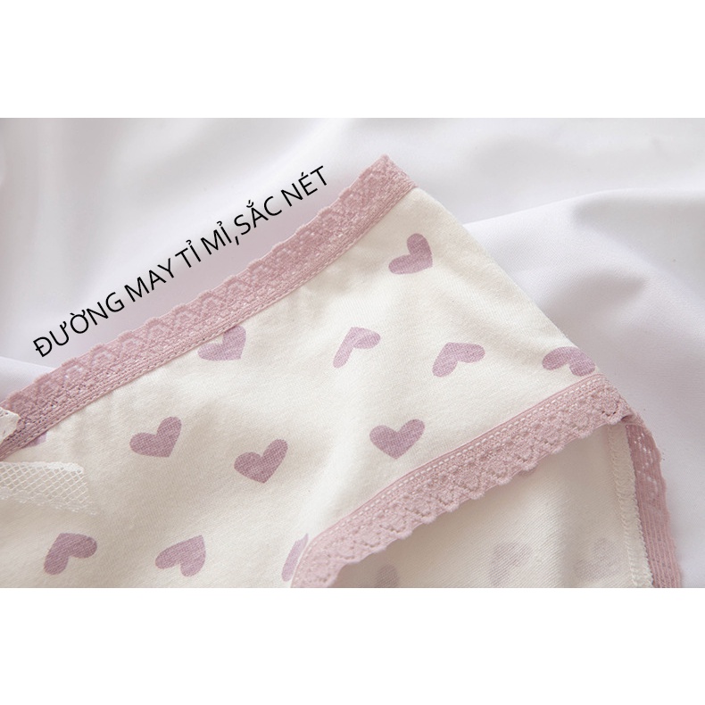 Quần lót nữ cotton kháng khuẩn, thấm hút mồ hôi 317