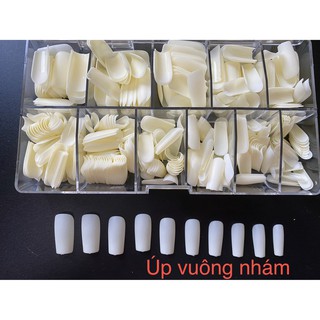 Móng úp nhám sẵn HSM (form vuông) 500 móng
