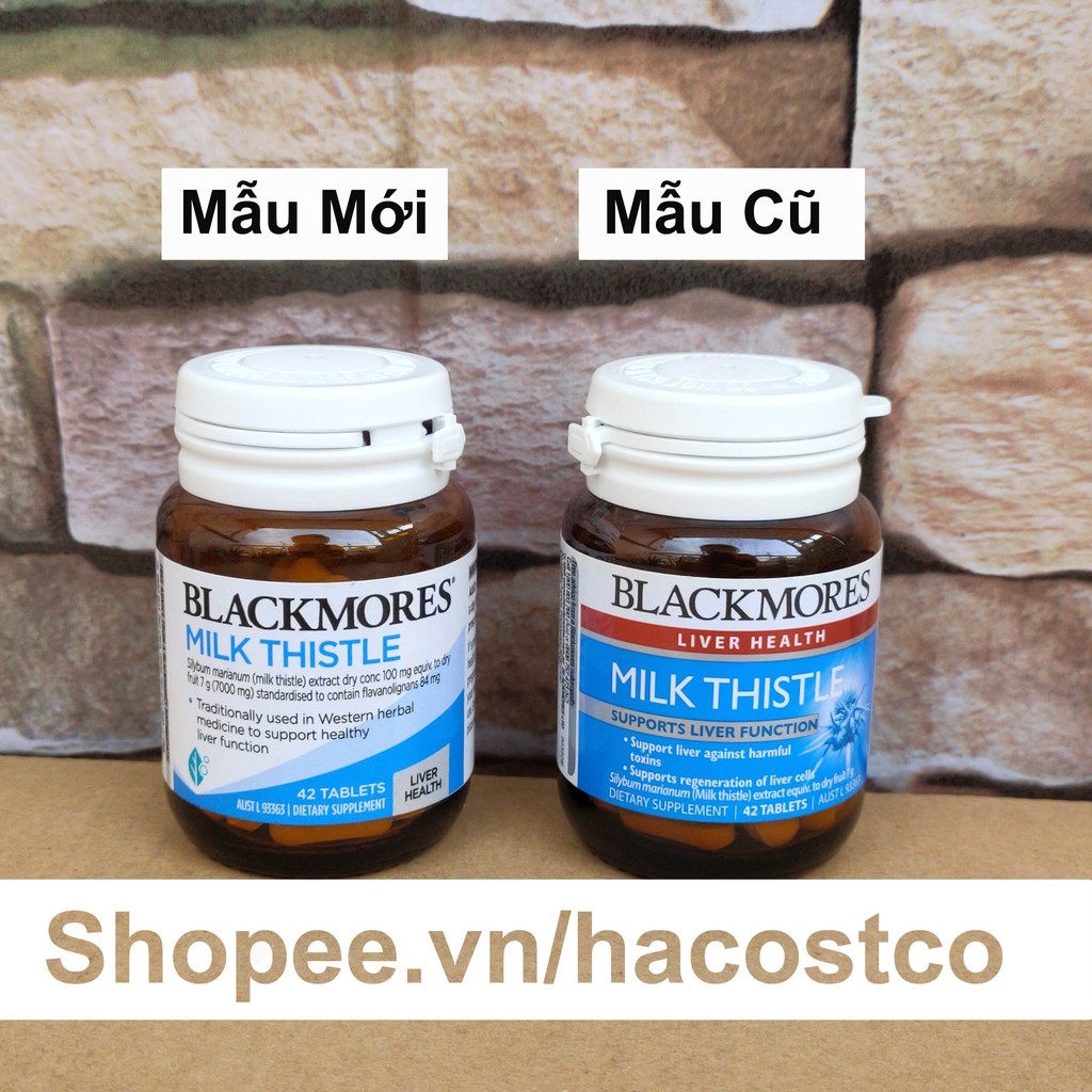 Viên Uống Blackmor Milk Thistle Hộp 42 Viên hỗ trợ chức năng gan Úc