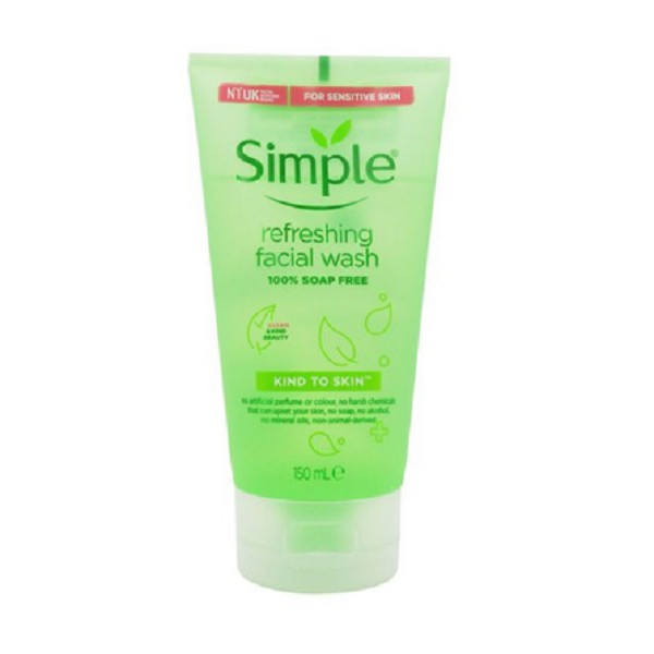 Sữa rữa mặt dạng gel - Simple Kind To Skin Refreshing Facial Wash Gel