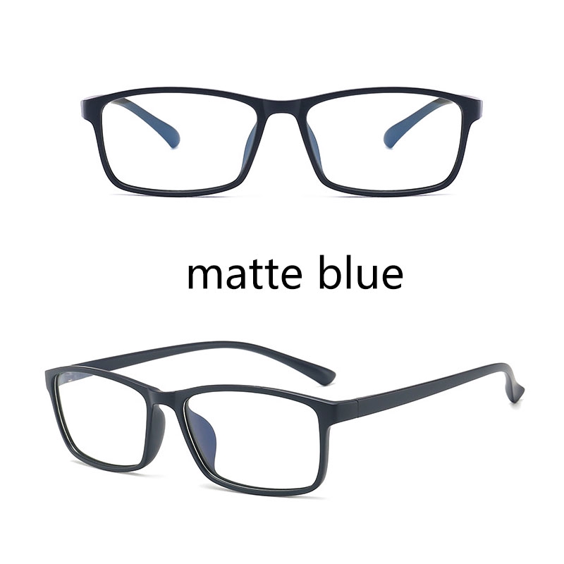 Kính cận Blue Light Anti-radiation Photochromic Eyeglasses TR90 Square Frame