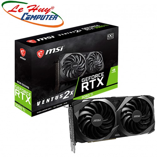 Card màn hình - VGA MSI GeForce RTX 3060 Ti VENTUS 2X OCV1 LHR