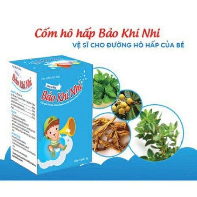 ✅Chính Hãng - Bảo khí nhi - Tăng cường sức khỏe đường hô hấp (Hộp 14 Gói)