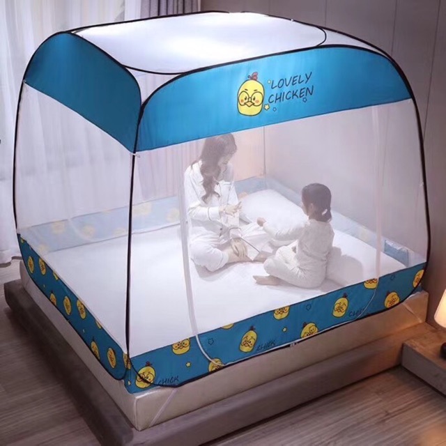 Màn chụp tự bung cao cấp đỉnh vuông