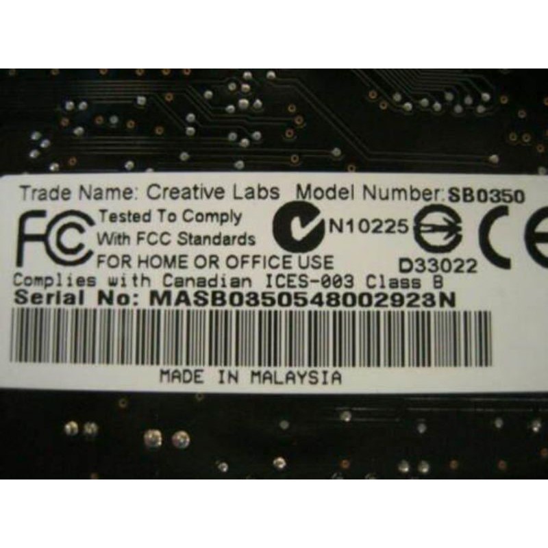 sound card creative SB0350 âm thanh 7.1 cao cấp