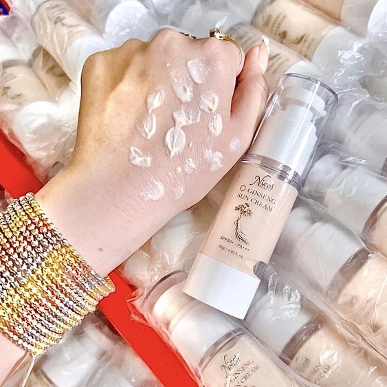 Kem Chống Nắng Rễ Sâm Đông Y - Thanh Nhi Nicos