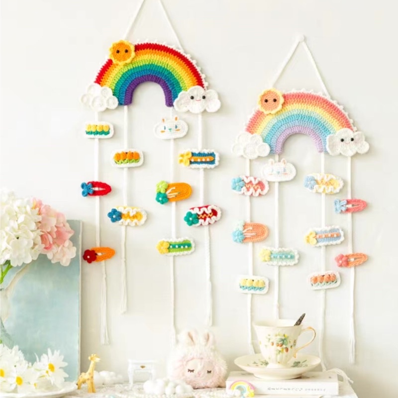 DIY Gói Nguyên Liệu Móc Len Trang Trí Treo Tường - Decor Handmade Tự Làm Ý Nghĩa [Có hướng dẫn]