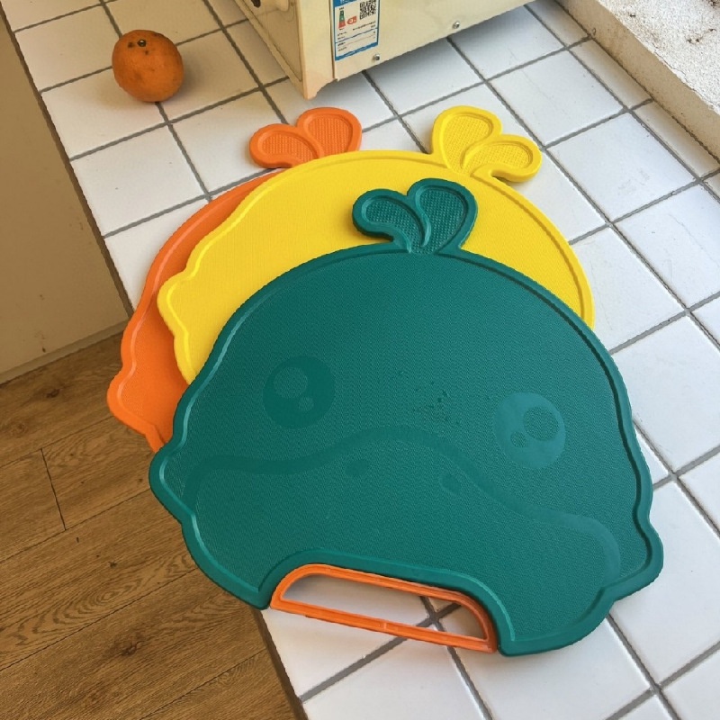 Thớt Cắt Trái Cây Hai Mặt Chống Trượt Kèm Giá Đỡ Tiện Dụng