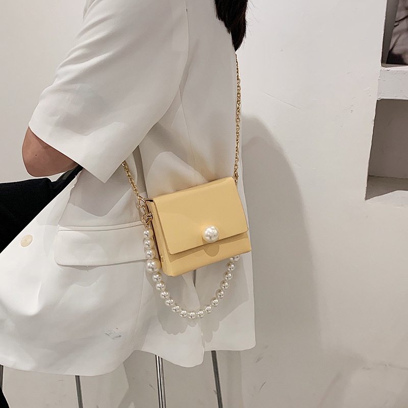 Túi Đeo Chéo mini Đính Ngọc Trai Thời Trang Dành Cho Nữ