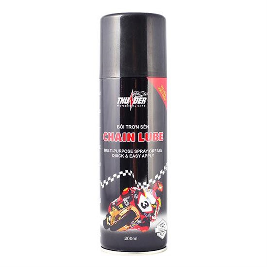 Bộ bàn chải cọ sên, xích 3D và dưỡng sên/xích xe máy Chain lube 400ml