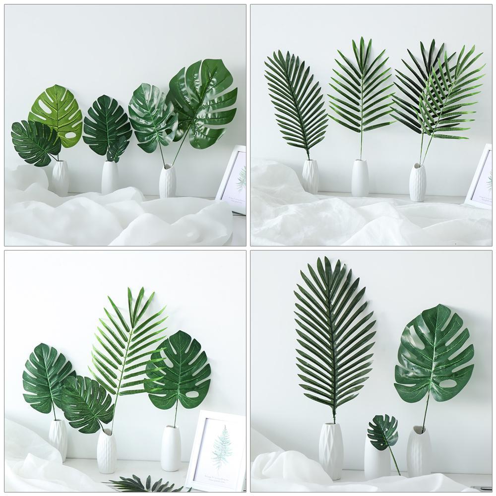 KUNHEV Set 12 / 20 Lá Cây Giả Để Bàn Trang Trí Tiệc Cưới
