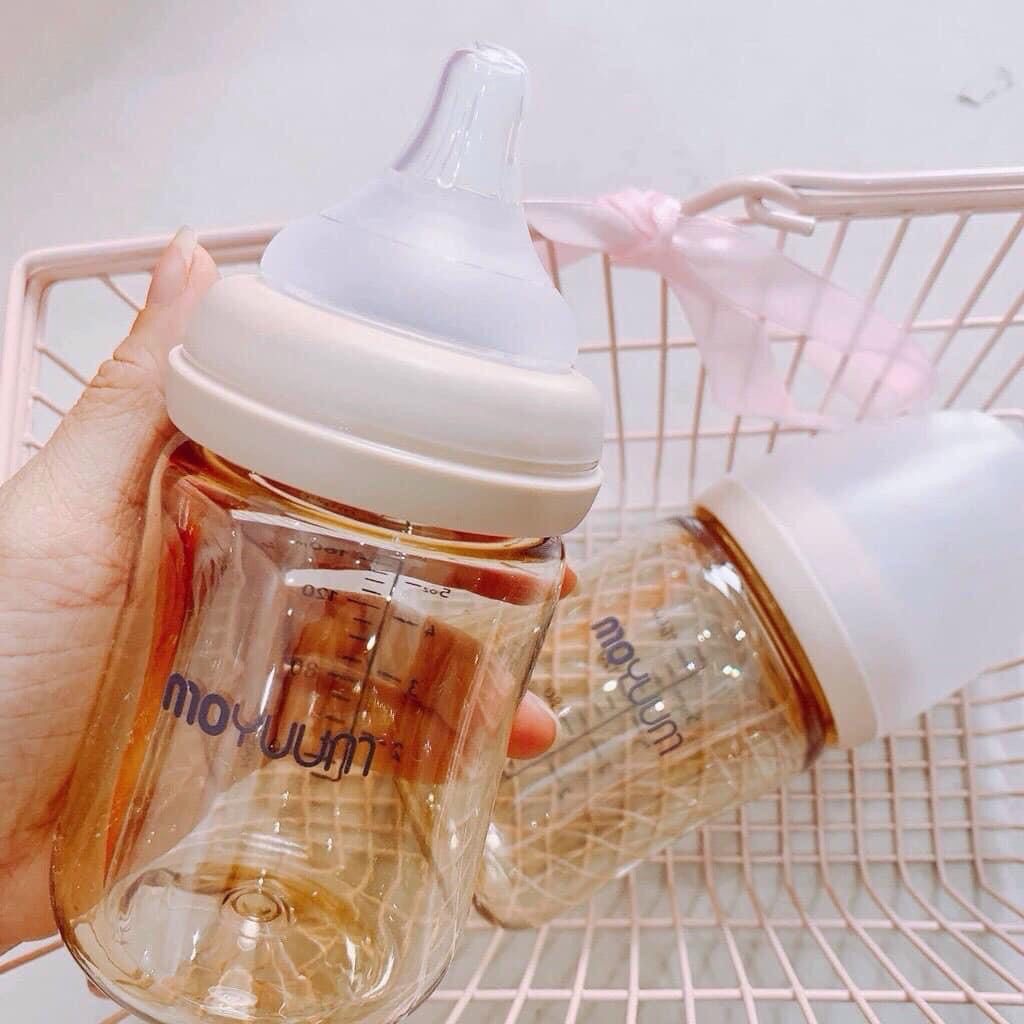 [Haobaby2018] Bình sữa núm ti Moyuum chuẩn nội địa Hàn 170ml &amp; 270ml