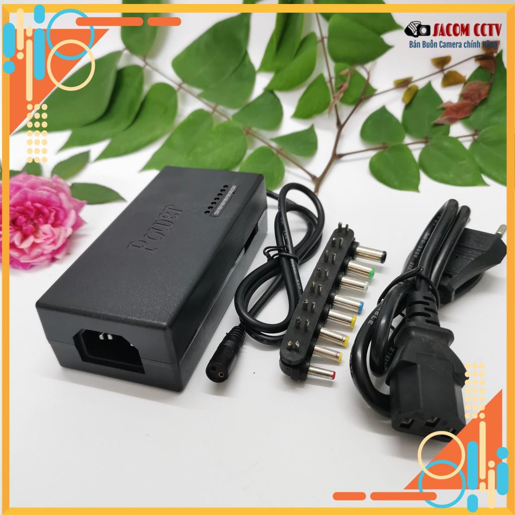 Sạc latop đa năng 12v-24v 8 đầu sạc khác nhau cho tất cả các loại laptop