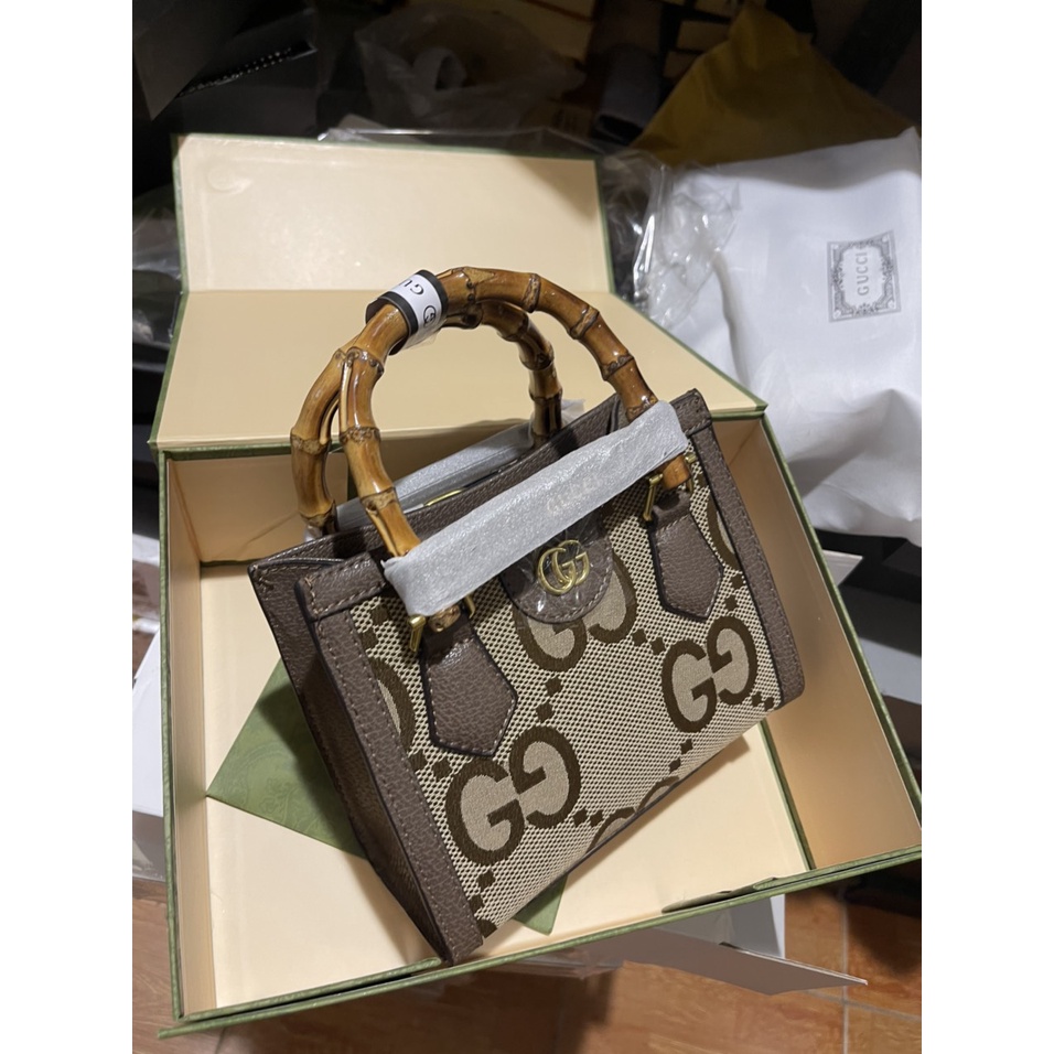 Túi Xách Thời Trang👜Gu.cci Diana Super Vip bản mini Size 22Cm