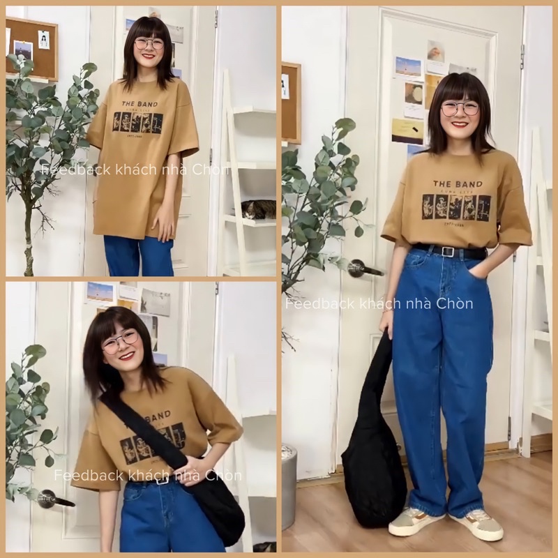 Áo thun 3158 MÀU VÀNG TRẦM hàng loại 1 chất dày dặn Unisex CHÒN CLOTHING