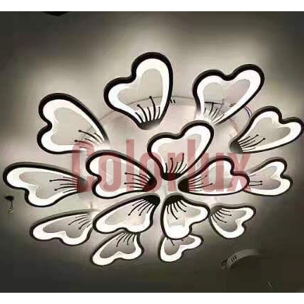 Đèn mâm - Đèn trần trang trí 10+5 cánh #Đènốptrần