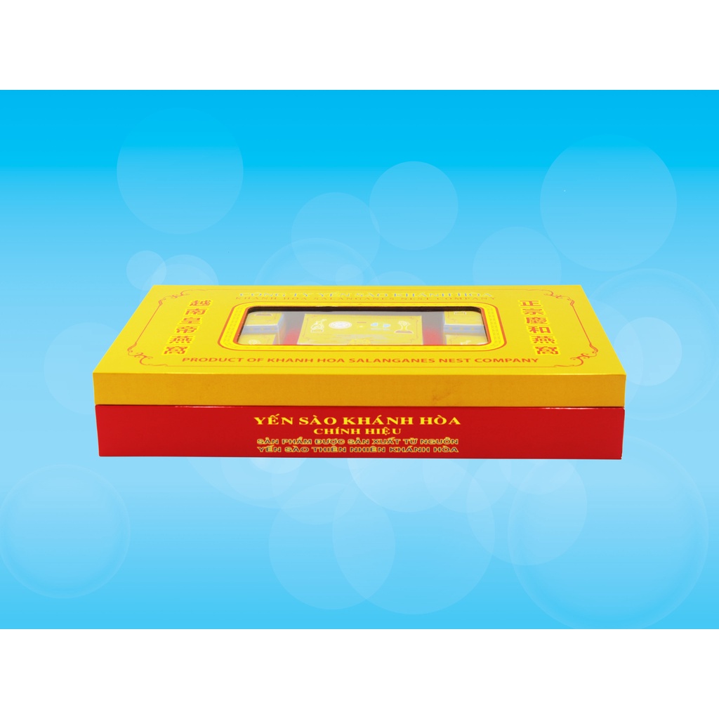 Yến sào đảo thiên nhiên Khánh Hòa tinh chế hộp quà tặng 011G