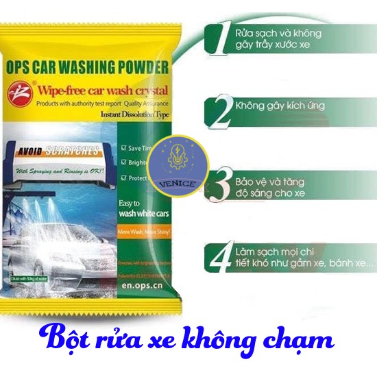 Bột rửa xe không chạm OPS - Tiêu chuẩn Châu Âu - Bảo hành 12 tháng