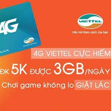 Sim 4G Viettel 3GB/ngày chỉ với 5K, 90GB/tháng MT5C,Shop bán các loại sim 3G 12 tháng 1 năm