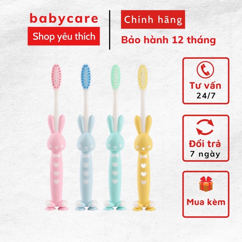 Set 4 bàn chải đánh răng Moony Star cho bé từ 2 - 10 tuổi