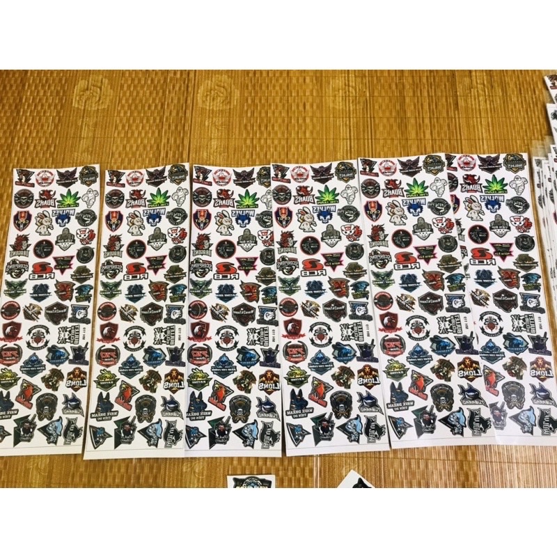 [ Giá 1 Bảng ] Tem Clup, Tem cảnh báo, Tem doremonn, Tem chế ....mẫu mới