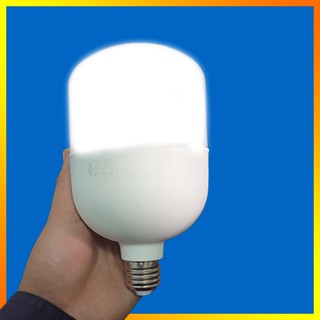 Bóng LED BULB trụ nhựa bầu trơn 5W,10W,20W,30W,40W,50W Led Giá Rẻ Siêu Sáng Bảo Hành 1 đổi 1