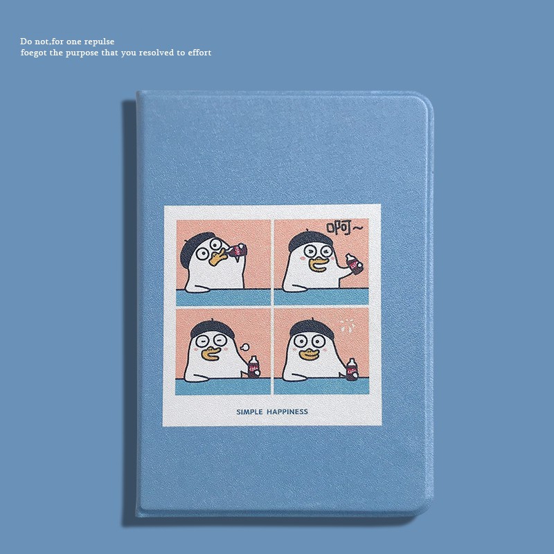 Bao da máy tính bảng PU in hình hoạt hình cho iPad 9.7 2017 2018 A1893 iPad 2/3/4/5/6 Air1/2/3 Mini12345