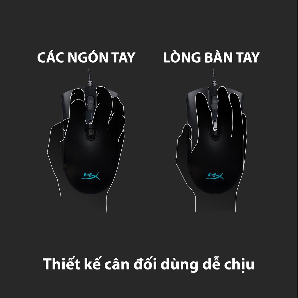 Chuột gaming HyperX Pulsefire FPS Core_HX-MC004B - Hàng Chính Hãng