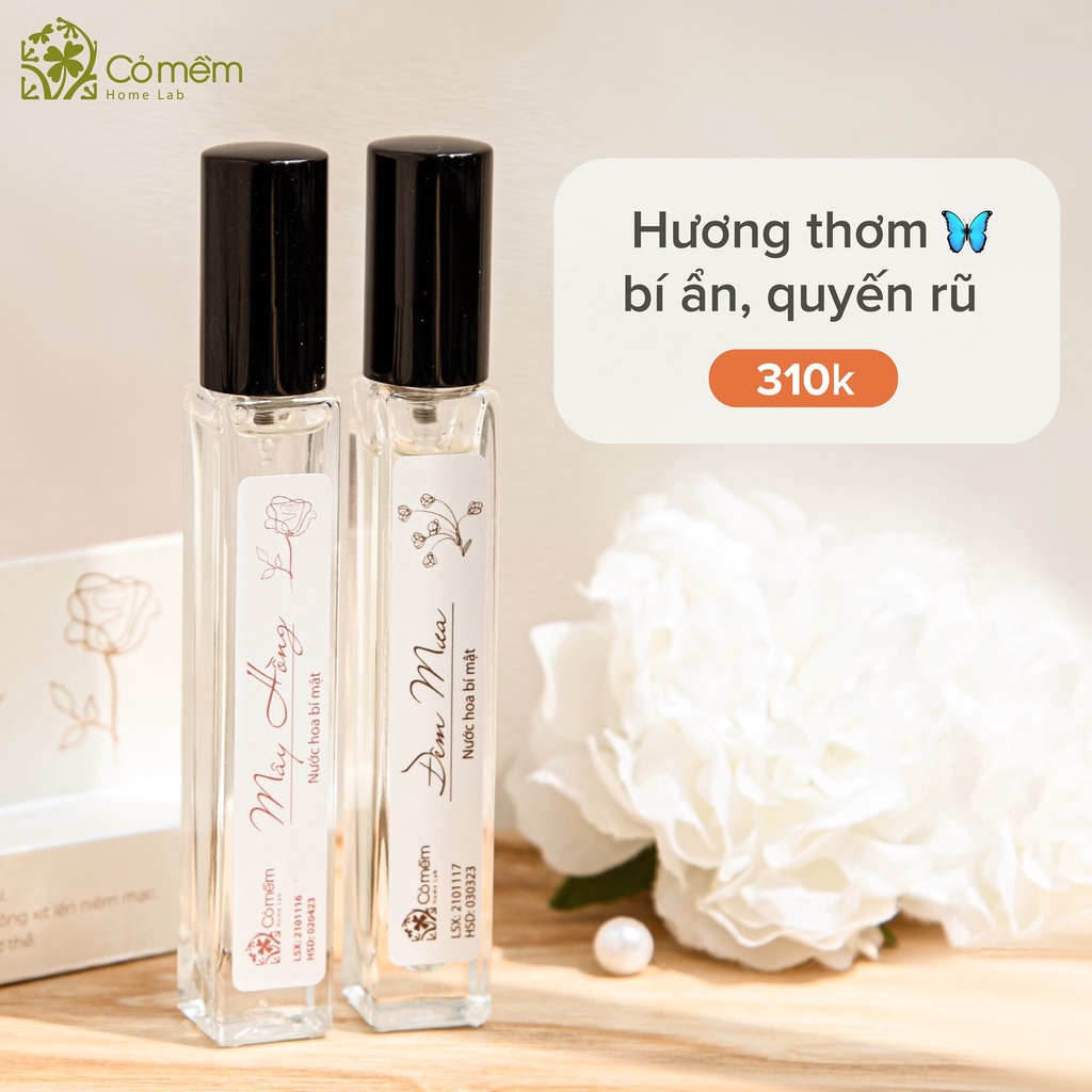 Nước hoa Bí Mật An Toàn Từ Thiên Nhiên Hương Thơm Quyến Rũ Dùng Được Cho Cả Body Cỏ Mềm 10ml