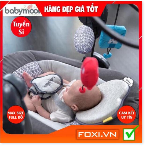 Gối chống bẹt đầu Lovenest Babymoov-Phù hợp với mọi loại giường-nôi-cũi-xe đẩy-Giúp bé ngủ sâu giấc hơn và thoải mái hơn